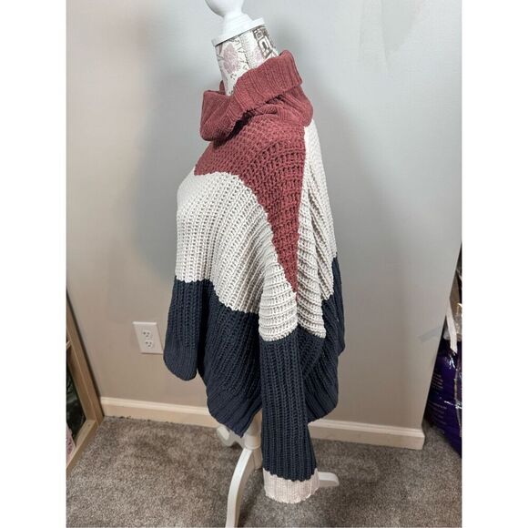 POL Clothing Women’s Cable Knit Turtleneck Sweater – Size M - Picture 5 of 6